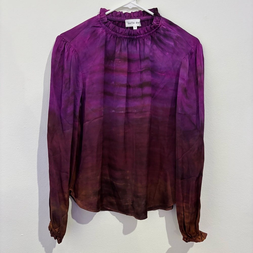 Bella Dahl Magenta Blouse Size Small